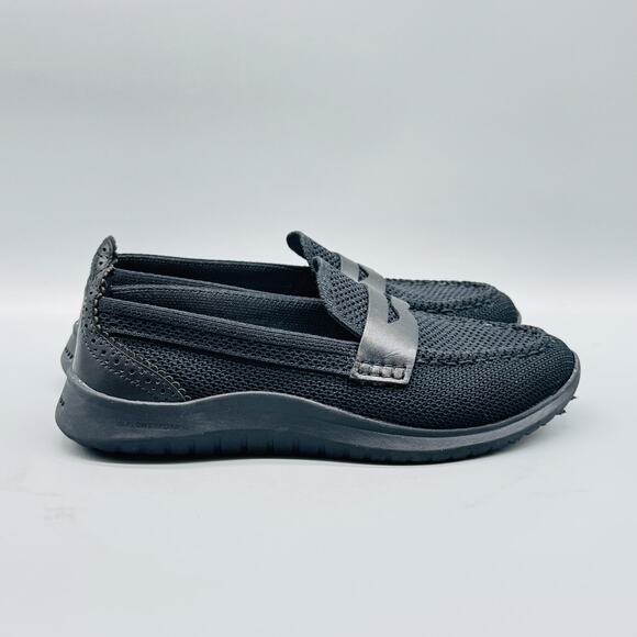 Cole Haan Shoes Women 6.5 Black Loafers Grand OS Meritt Stitchlite Slip On Flat - Picture 1 of 9
